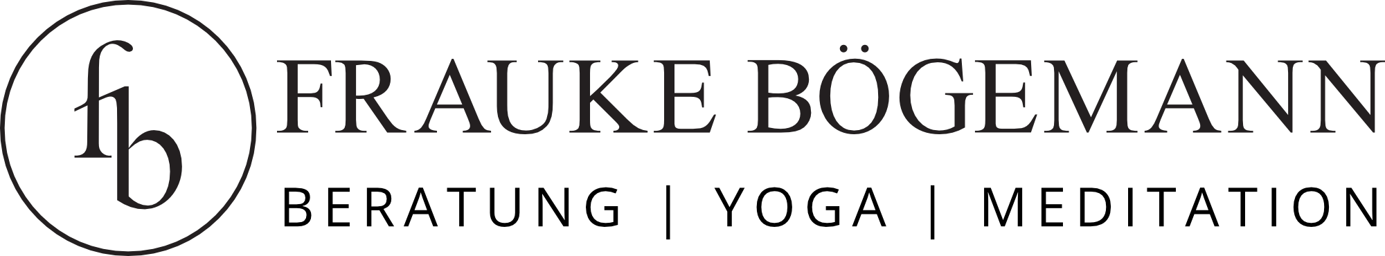Frauke Bögemann Logo Beratung Yoga Meditation